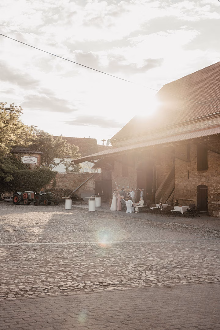Hochzeit Gut Trebitz Saalescheune