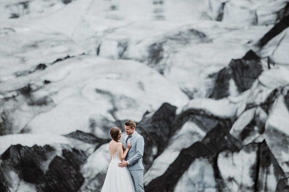 Heiraten in Island - Eine Hochzeit am Gletscher